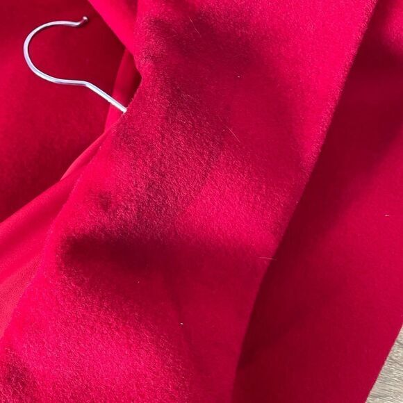 ZAC Zac Posen Julienne Crimson red wool coat - Picture 12 of 16